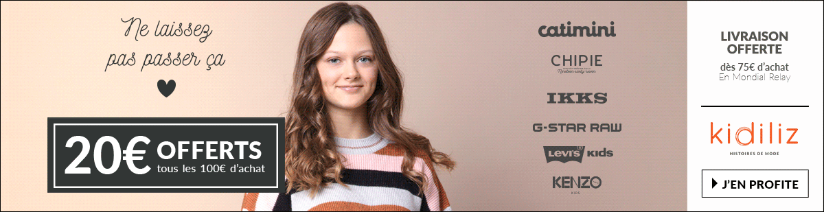 banniere media Opération fidélité Kidiliz